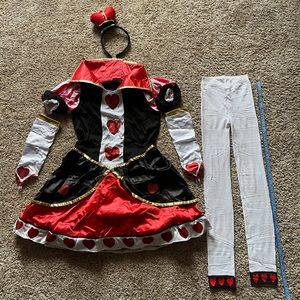 Queen of Hearts kid’s Halloween costume size 12-14